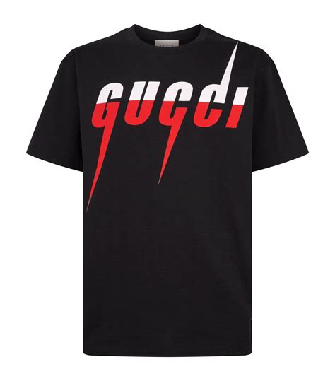 gucci t shirt black|gucci t shirt price men.